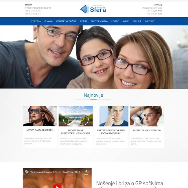 Očna kuća Sfera